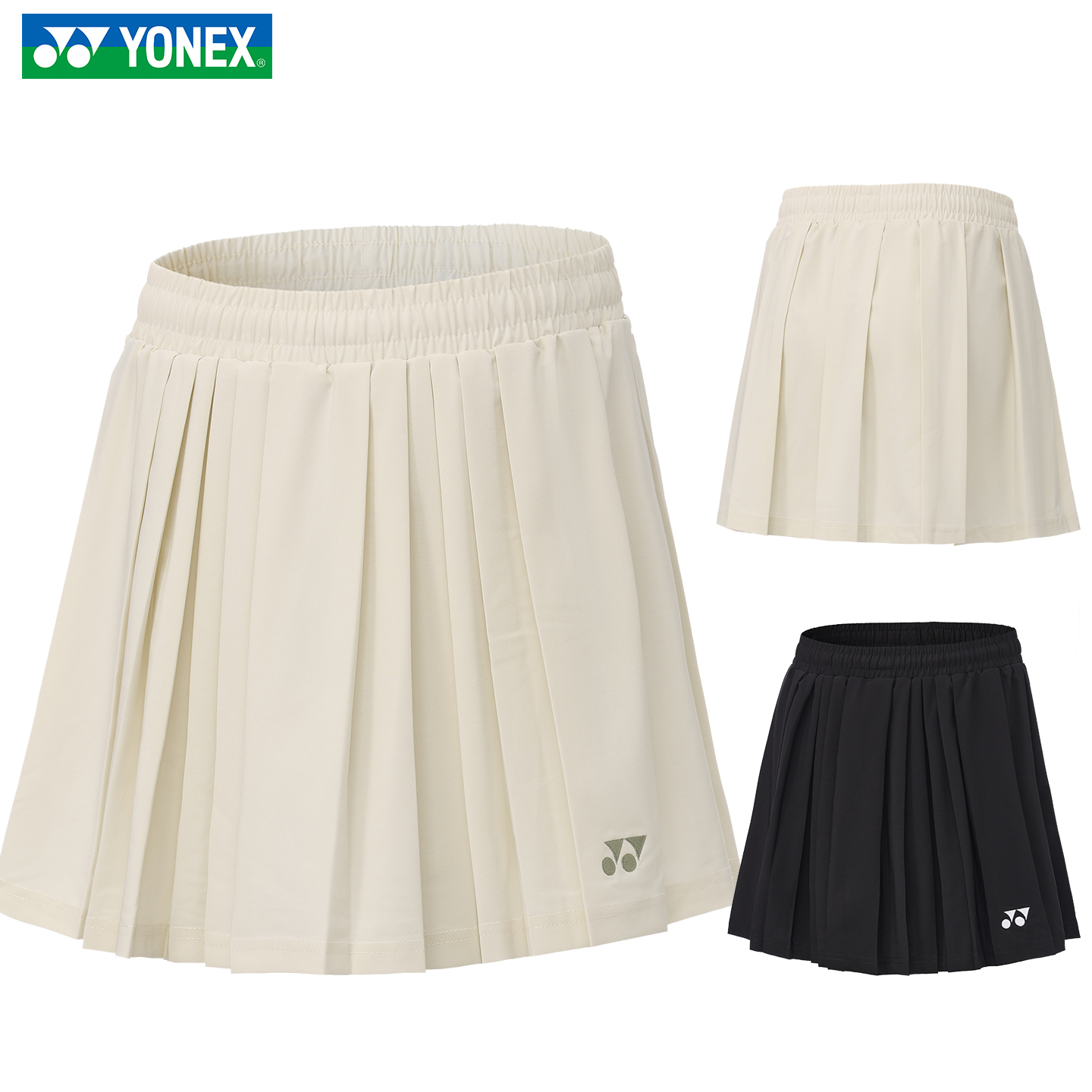 YONEX 2203325 比赛系列 yy尤尼克斯羽毛球服短裙 百褶运动速干
