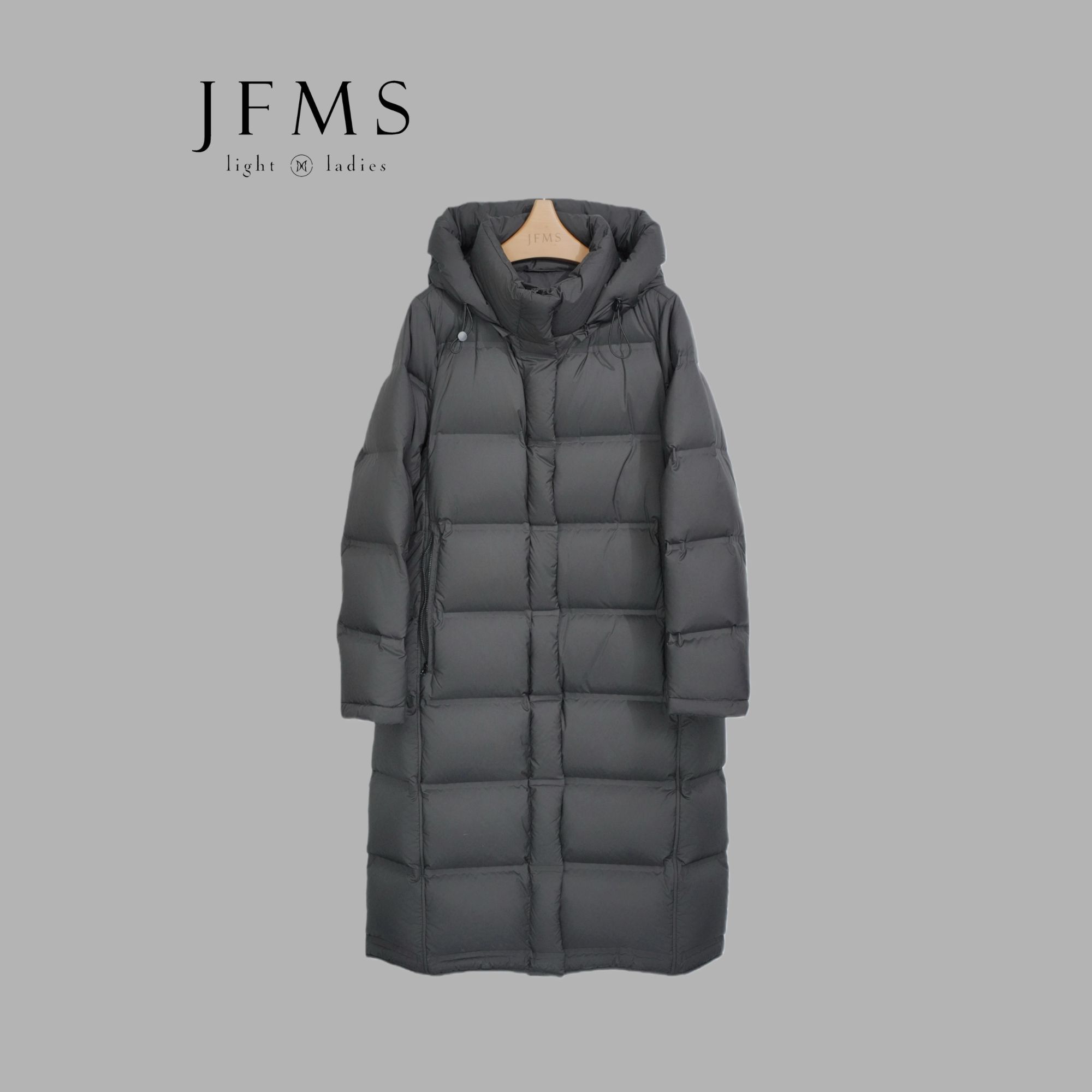  JFMS防水无胆锁绒轻盈显瘦款95鹅绒服长款Y028