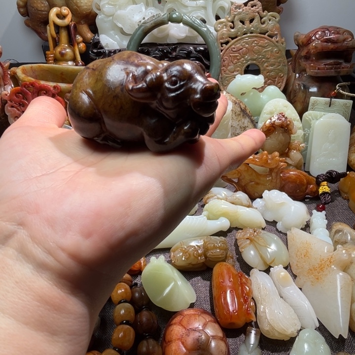 和田玉未镶嵌挂件