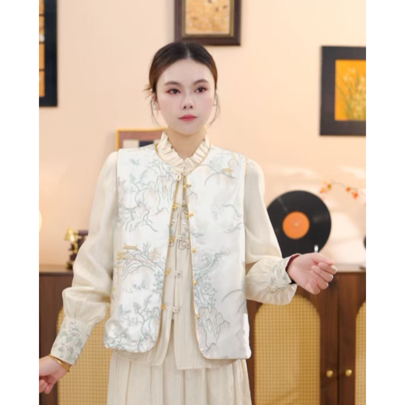 亭台楼阁-新中式马甲