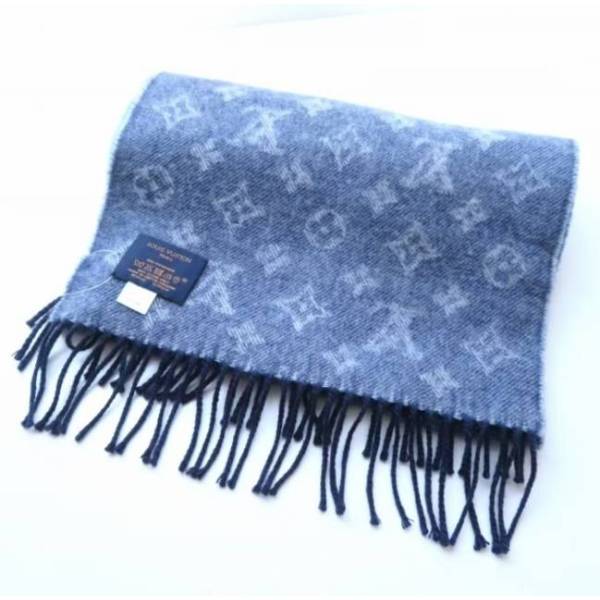 妃鱼/路易威登/羊绒/围巾/95新/M2/7