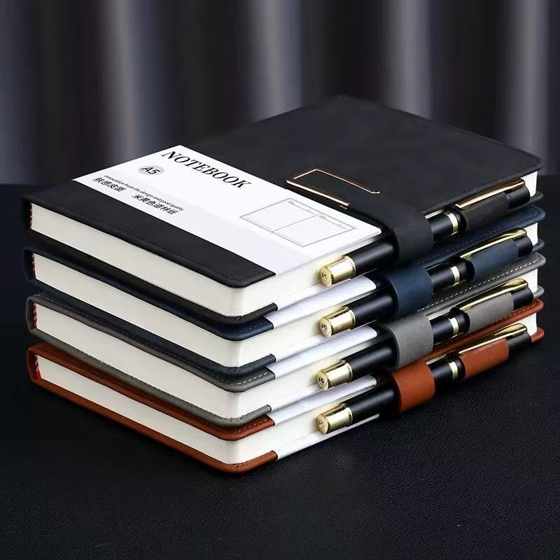 a5笔记本本子高颜值加厚羊巴皮皮面