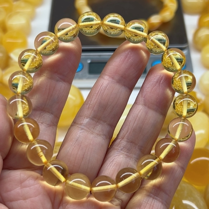 琥珀（矿物珀）手串未镶嵌