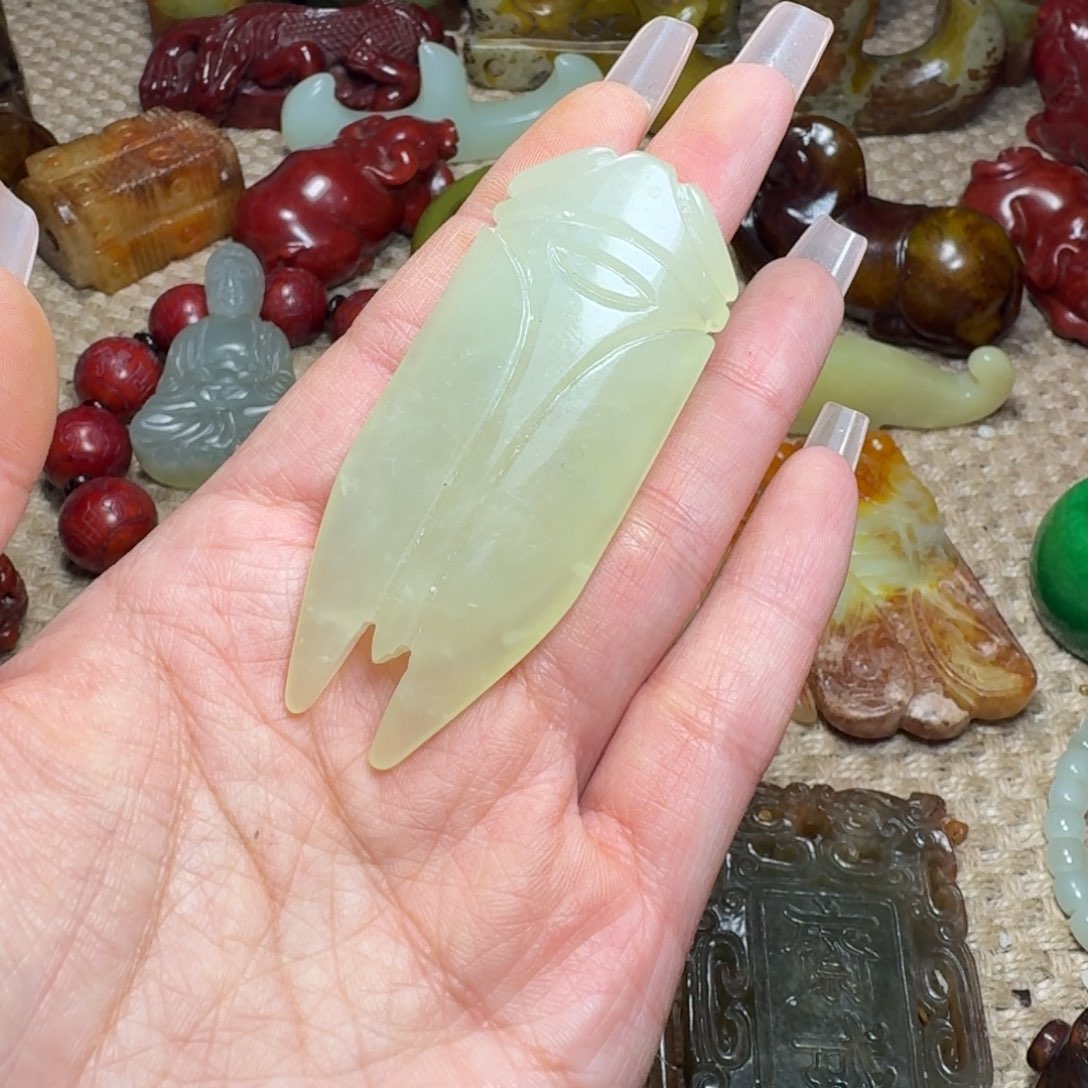 吊坠白玉菩提挂件