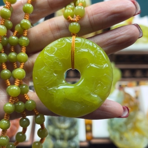 岫玉挂件未镶嵌挂件