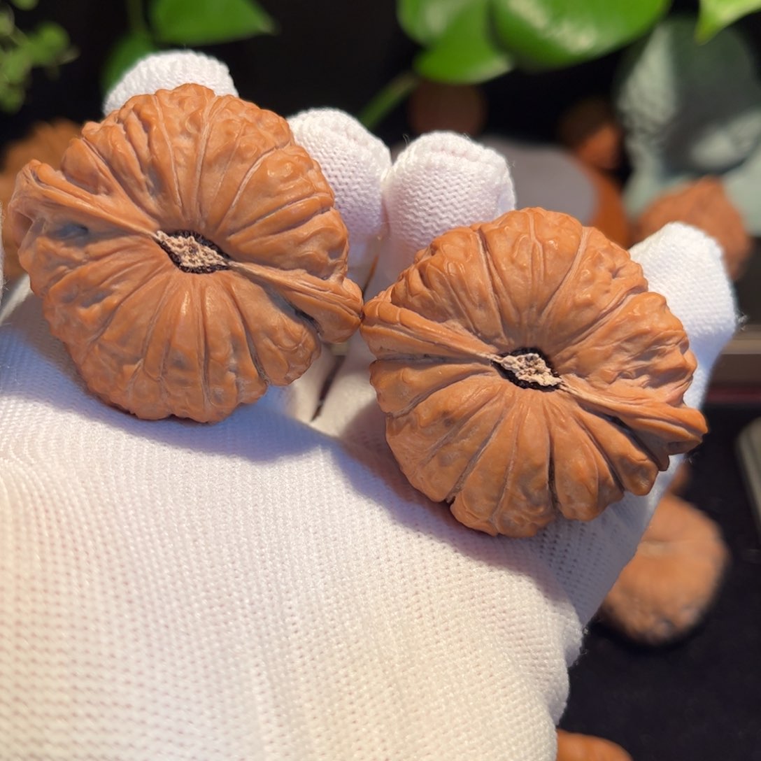 【闪购商品】文玩核桃把件越**好南瓜墩46.5