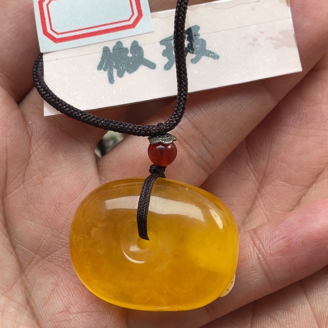 蜜蜡裸石未镶嵌微瑕