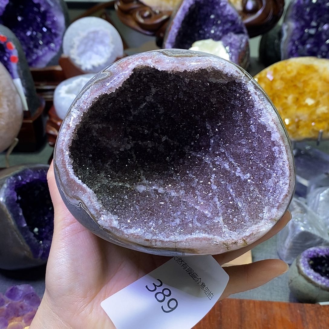 珠宝半成品紫晶未镶嵌