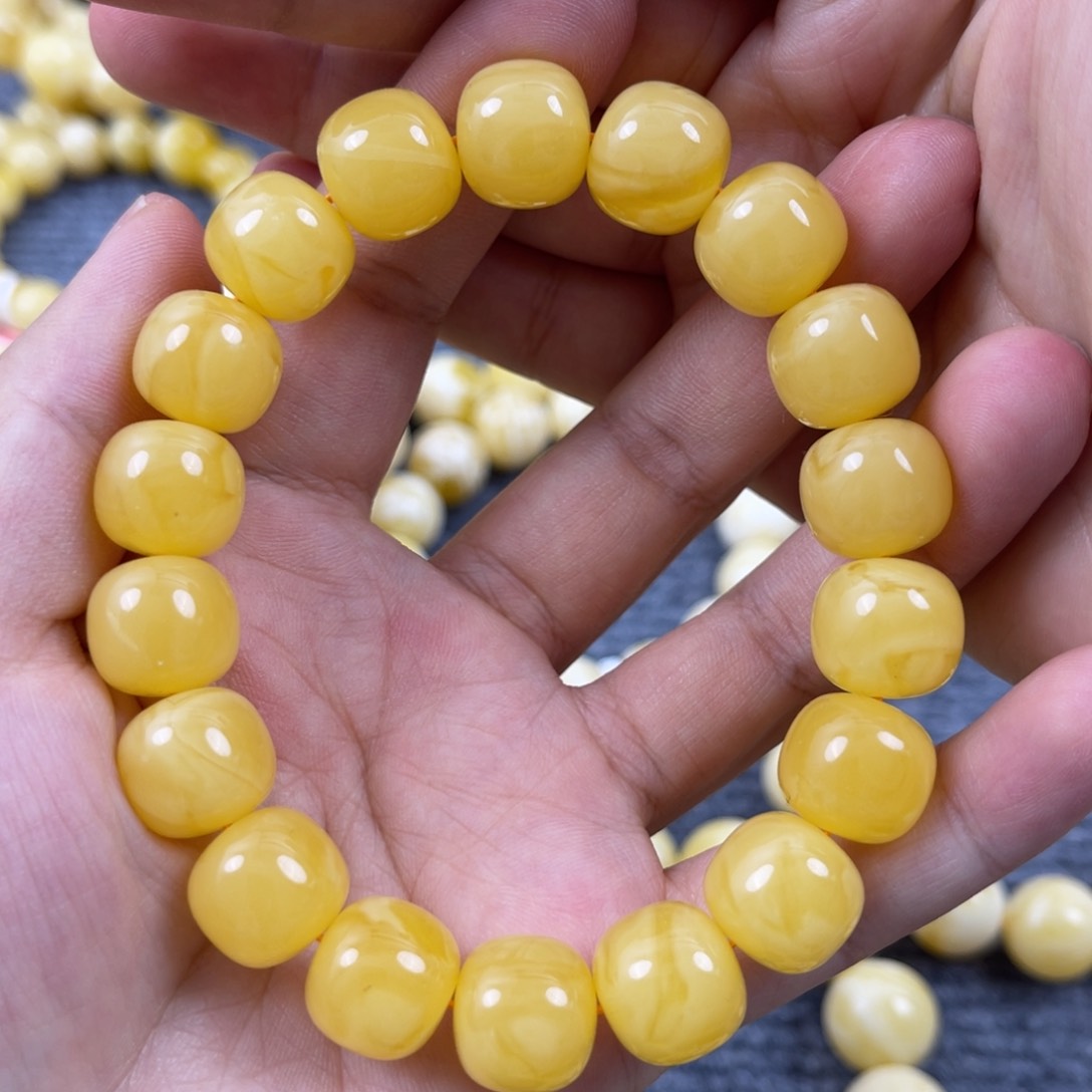 琥珀裸石未镶嵌焦皮同料13