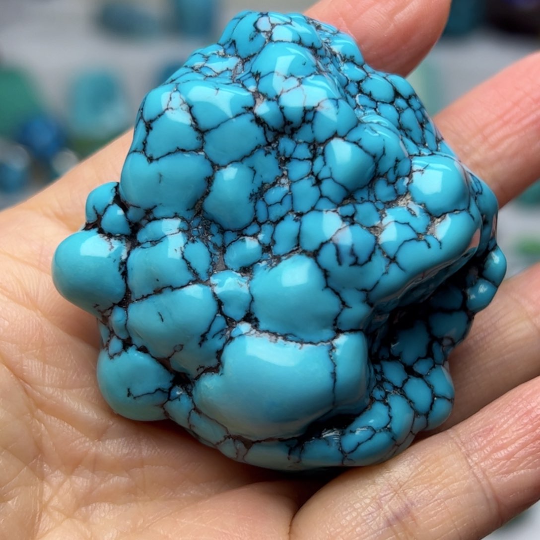 绿松石珠宝奇石未镶嵌