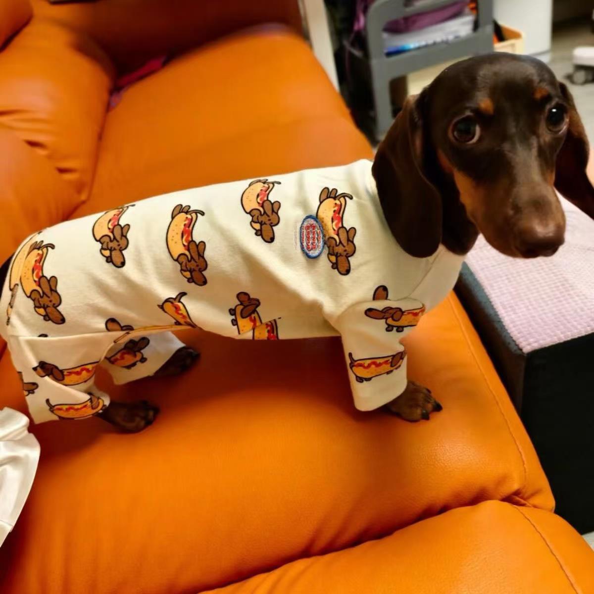 FAVMARTHA腊肠防寒打底秋冬款宠物猫咪加厚保暖狗狗衣服小型犬护