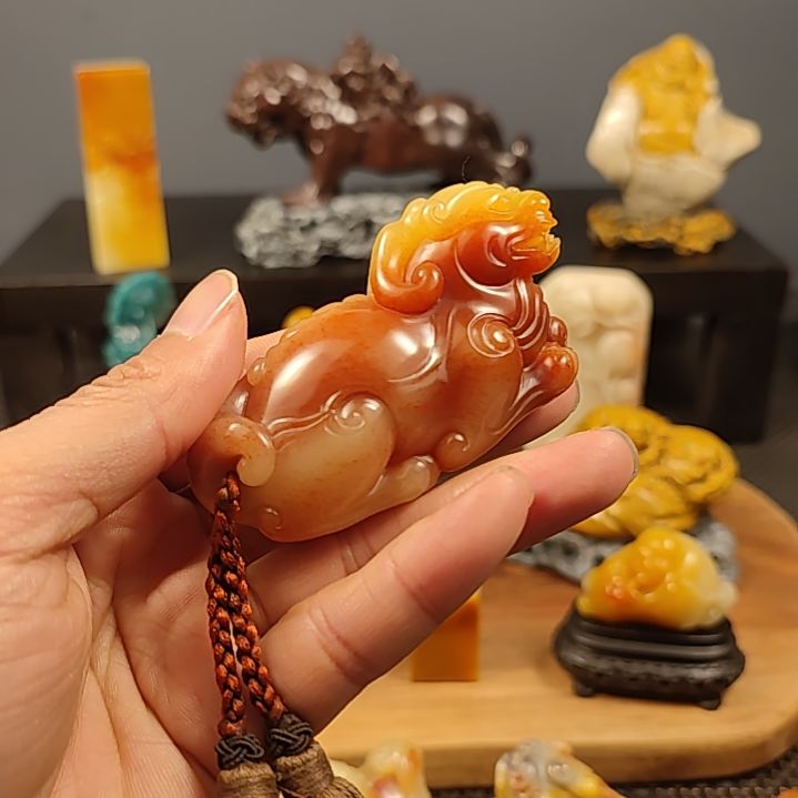 寿山石Z****8手把件手把件