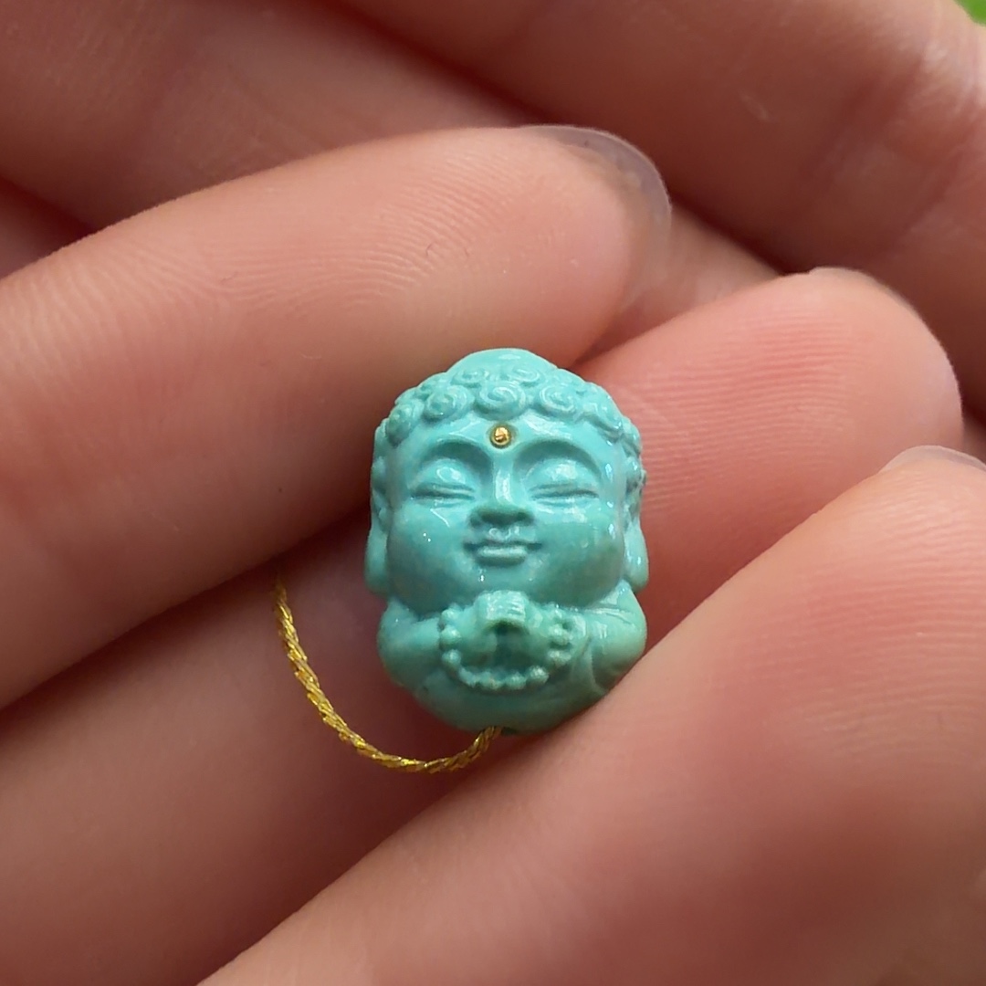 绿松石未镶嵌颈饰