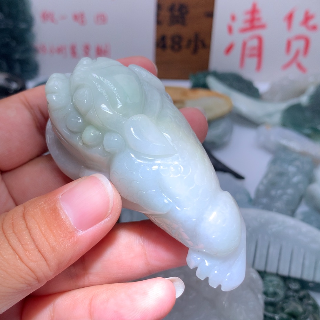 翡翠未镶嵌颈饰保真天然A货翡翠