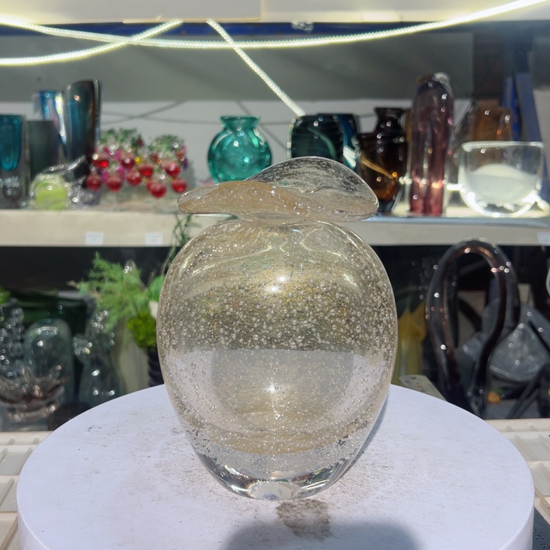 ?***e高 18 轻奢琉璃花器福利正常手工痕迹