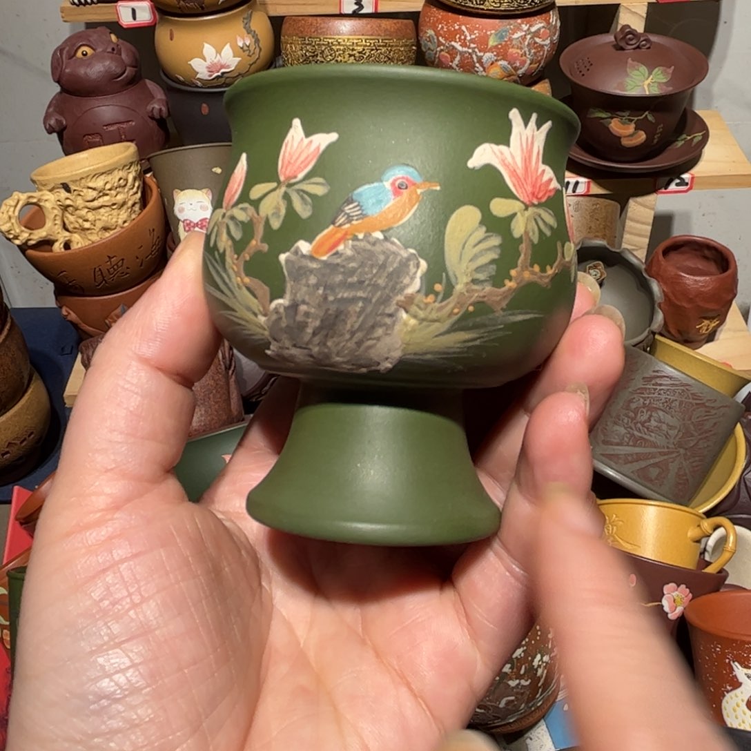 紫砂茶杯宜兴紫砂主人杯