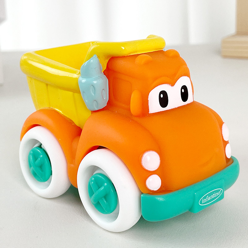 美国婴蒂诺清仓婴儿宝宝萌趣工程车玩具车科学实验