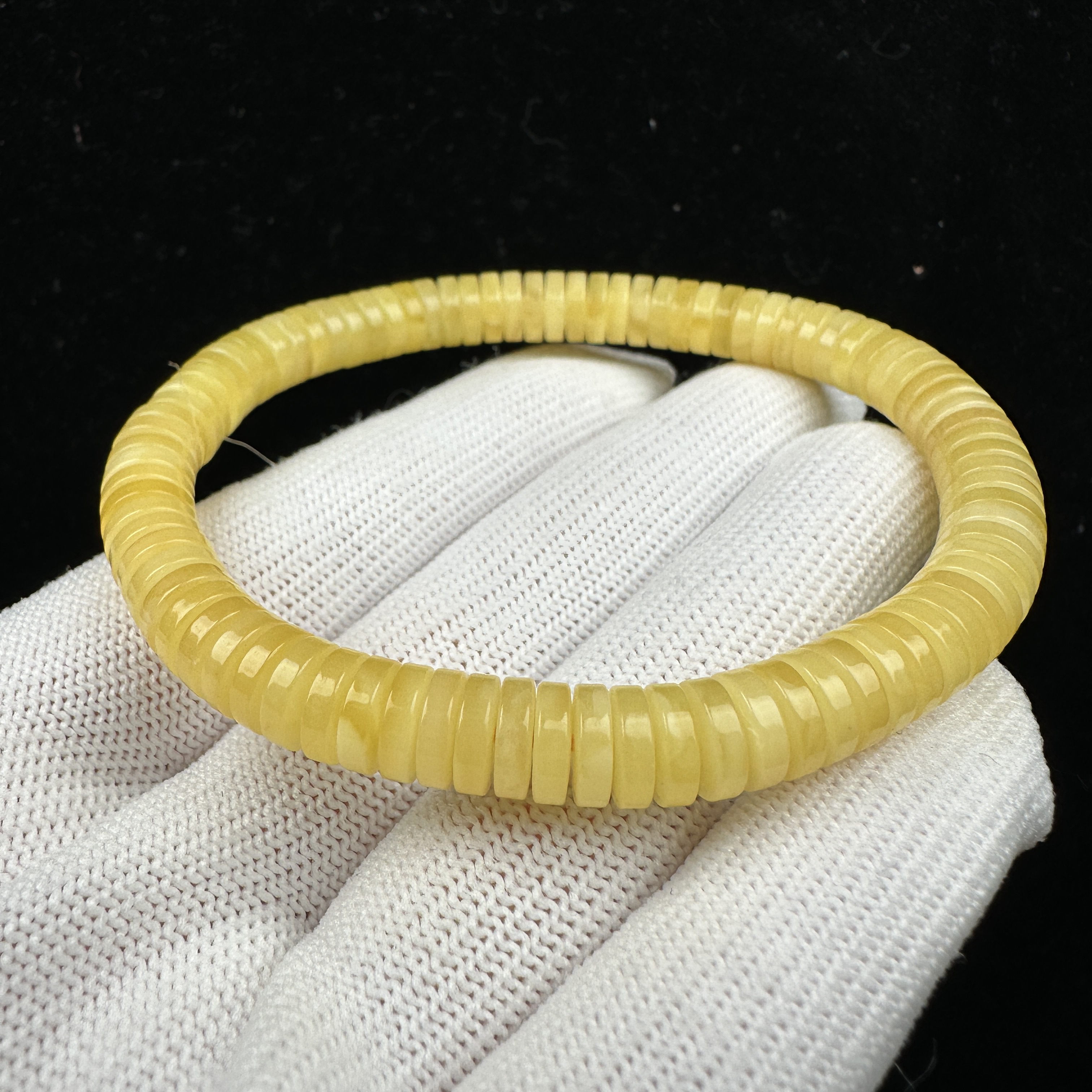 G1467天然蜜蜡药片 7.1mm 7.2克