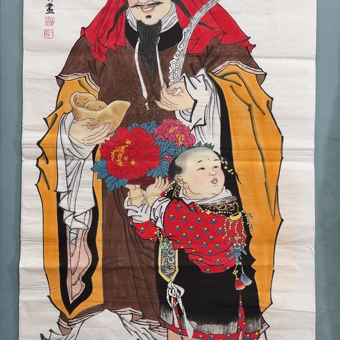 纯手绘年画好作品