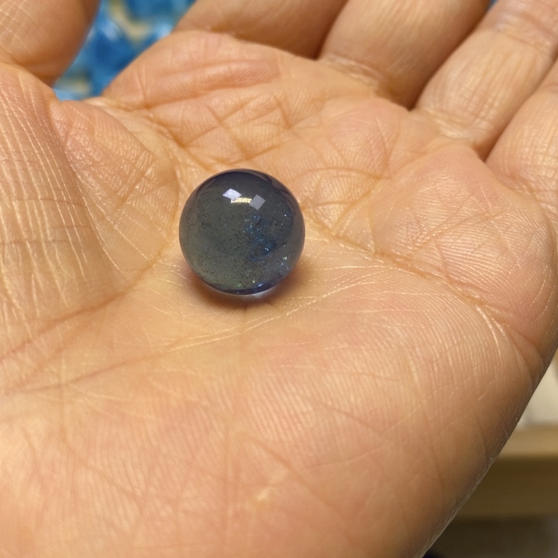 针钠钙石（海纹石）颈饰未镶嵌大****津