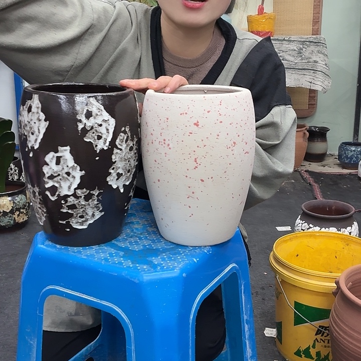 16×24 -粗陶花盆有孔-买买买