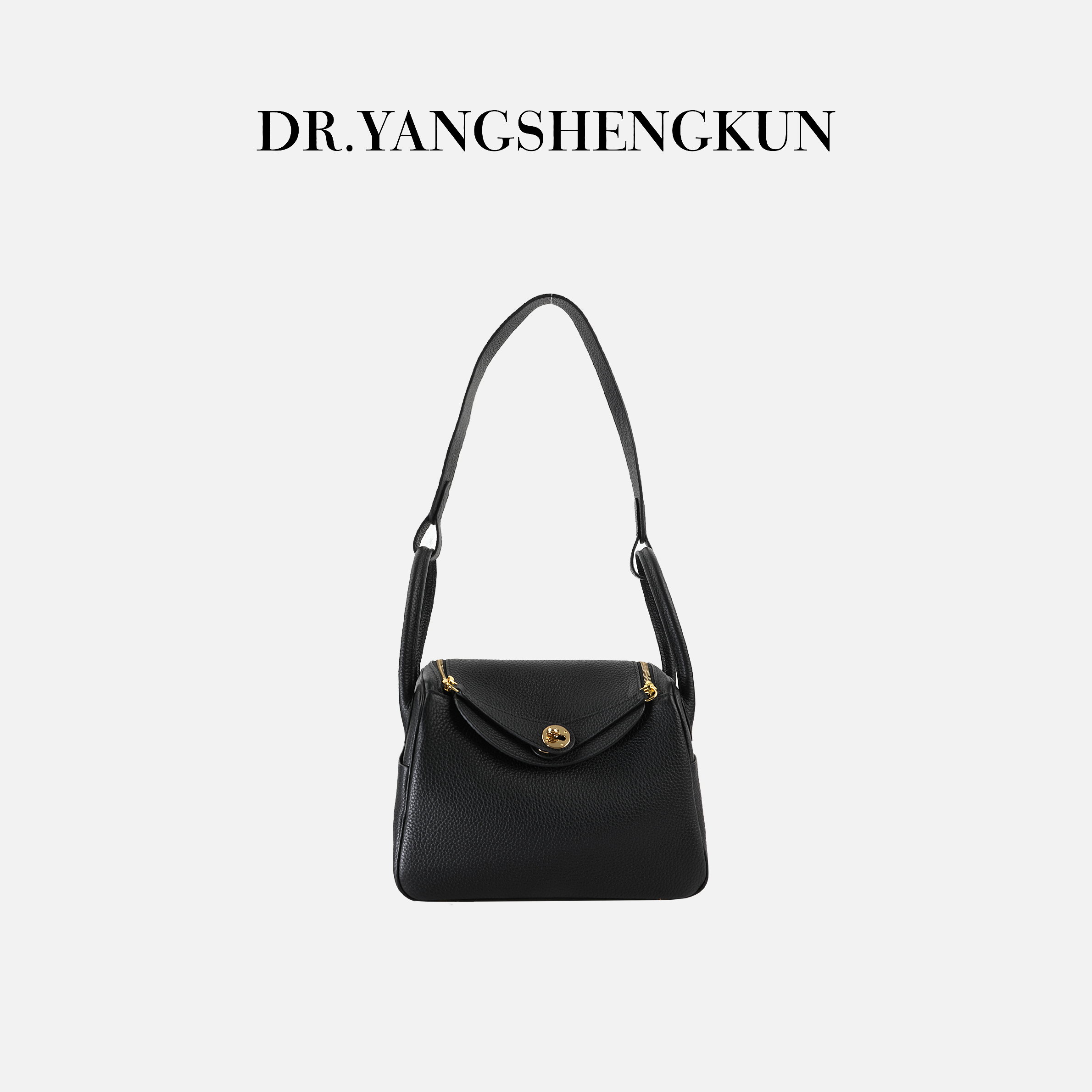 2025新品马家lindy26寸头层牛皮荔枝纹手提包单肩斜挎包B2510231