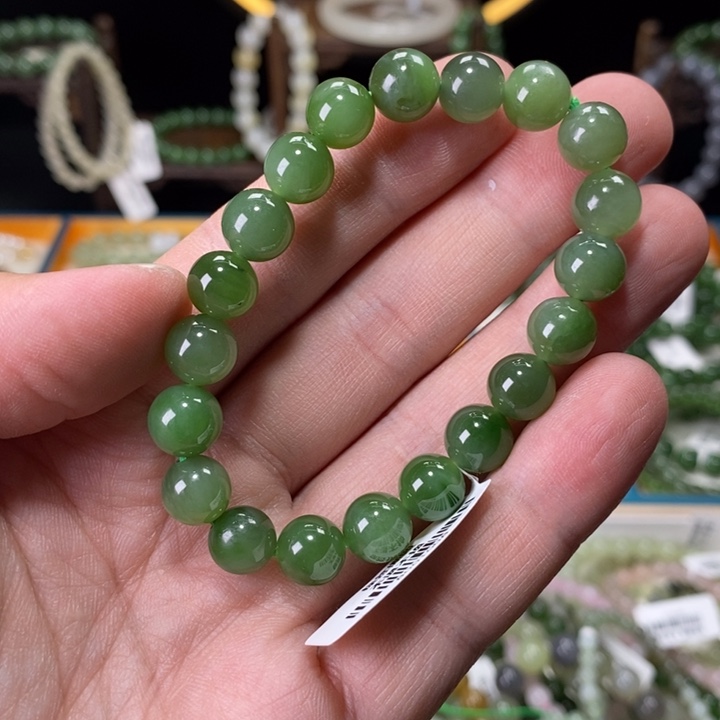 手链未镶嵌和田玉瑕疵处理A89