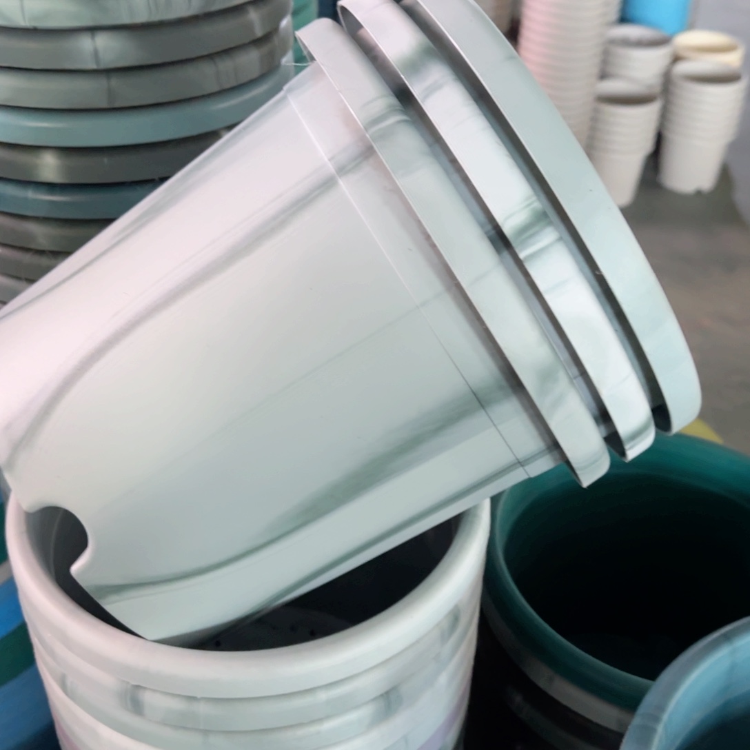 树脂四季盆4#无拖琉璃色8