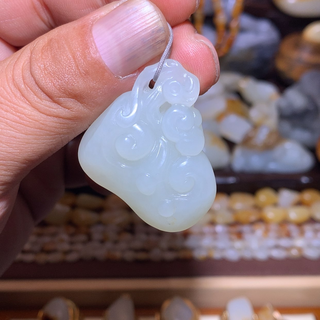 【闪购商品】和田玉挂件未镶嵌如意