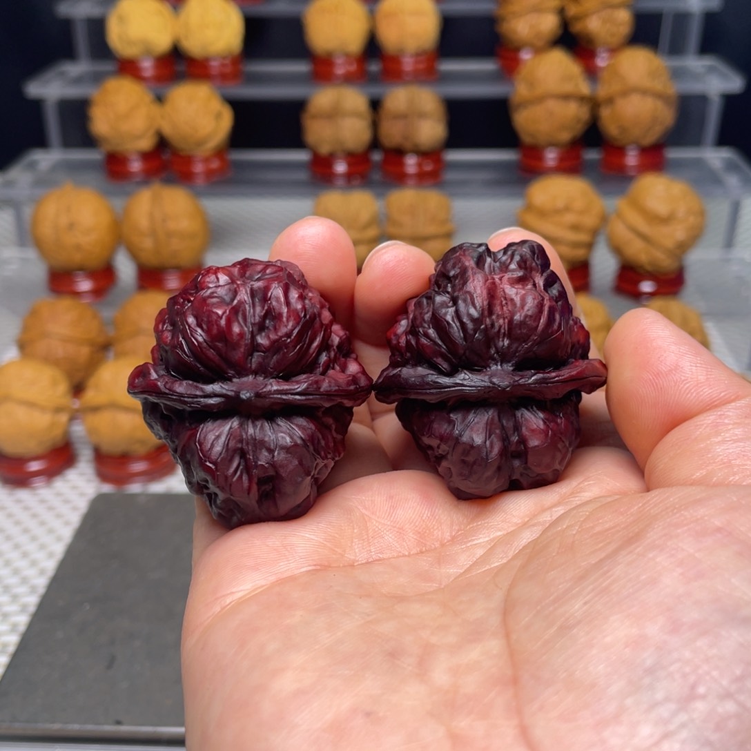 文玩核桃把件30延庆蛤蟆头