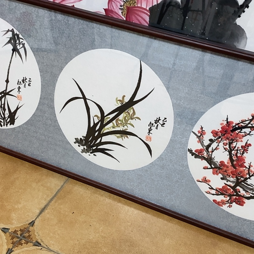 【闪购商品】国画手绘国画带框160.46