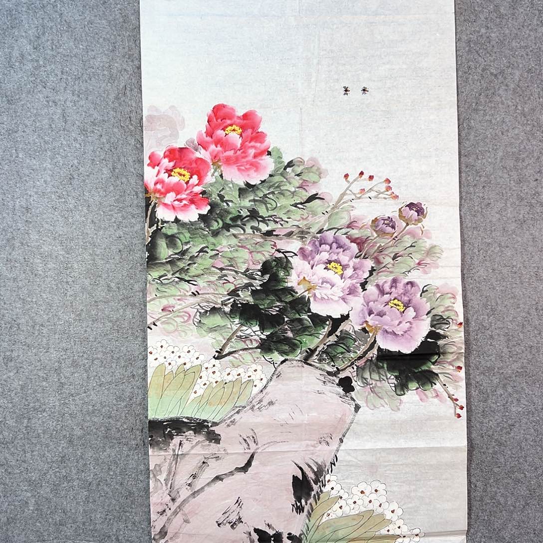 国画641 牡丹花盛开时最美丽