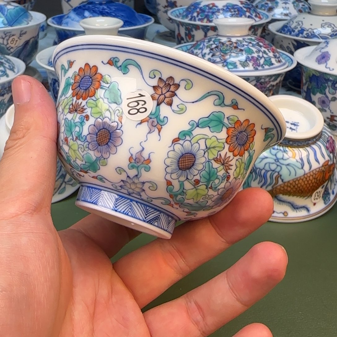 彦祖纯手工手绘茶具168