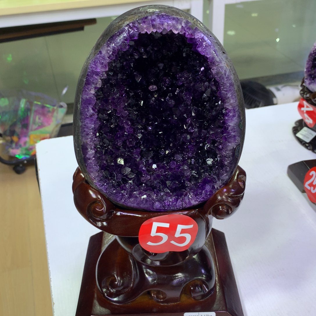 未镶嵌紫晶大型摆件（非配饰）海**空涵