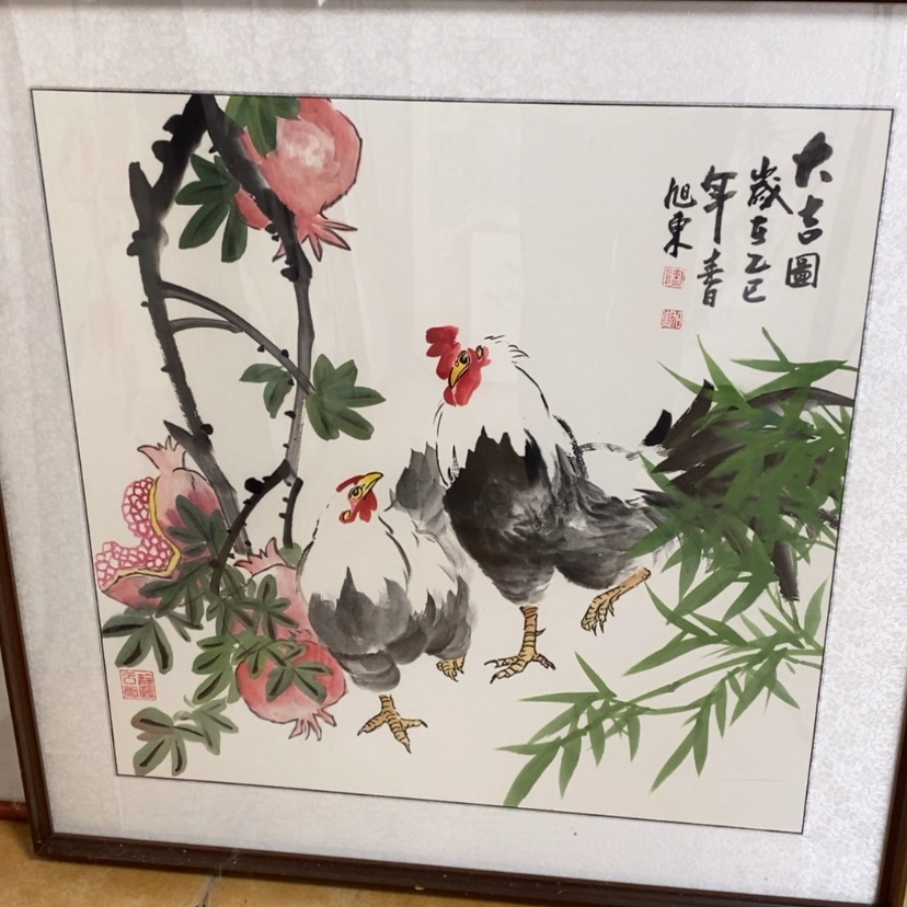 【闪购商品】国画手绘国画带框