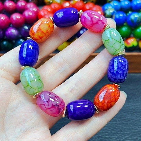 手饰玛瑙未镶嵌龙鳞凤血多宝