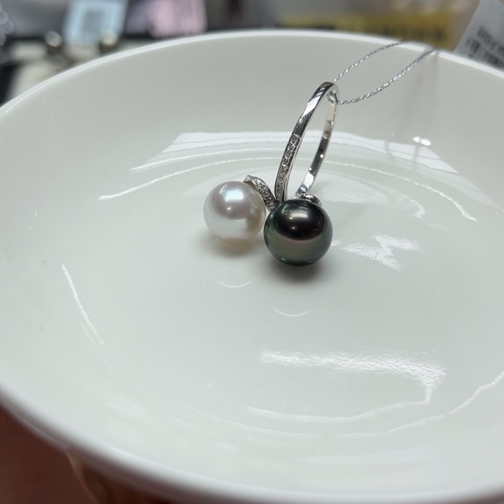 海水珍珠戒指18K金镶嵌