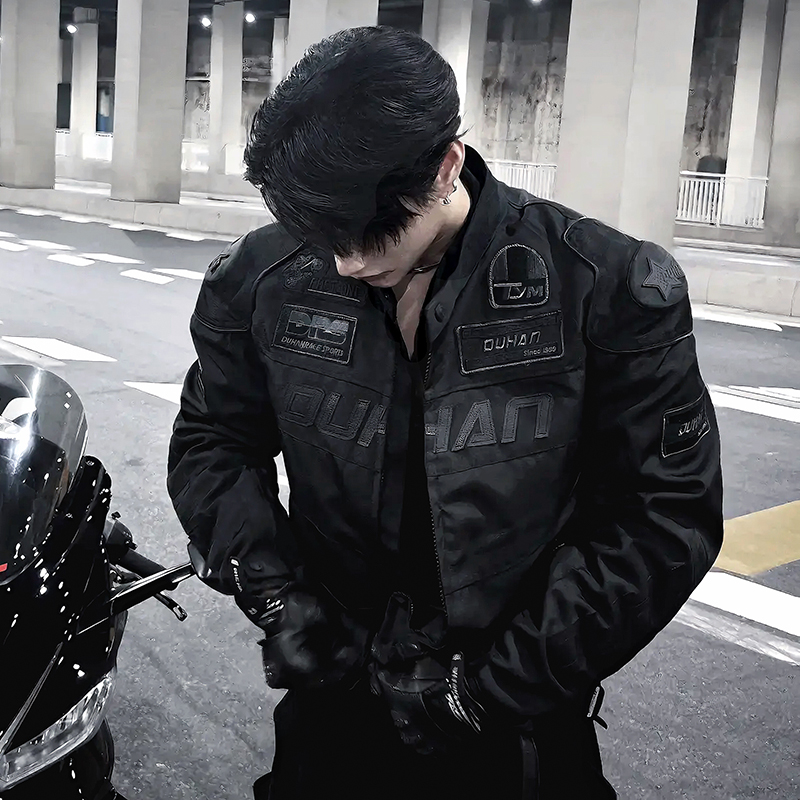 duhan/杜汉男女通用摩托车骑行服防风保暖防摔四季款机车骑行服