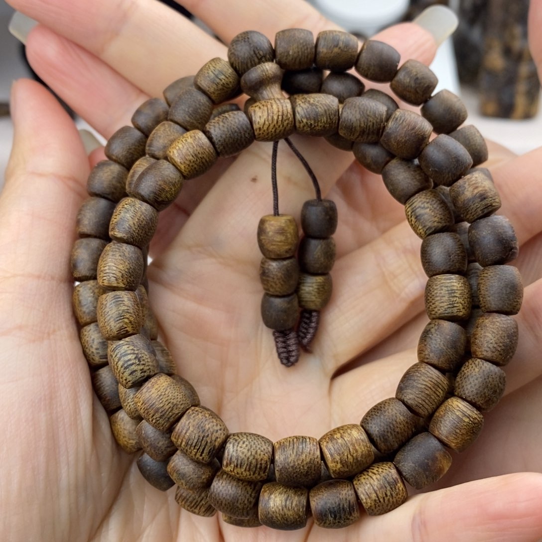 沉香手串越南芽庄白奇楠