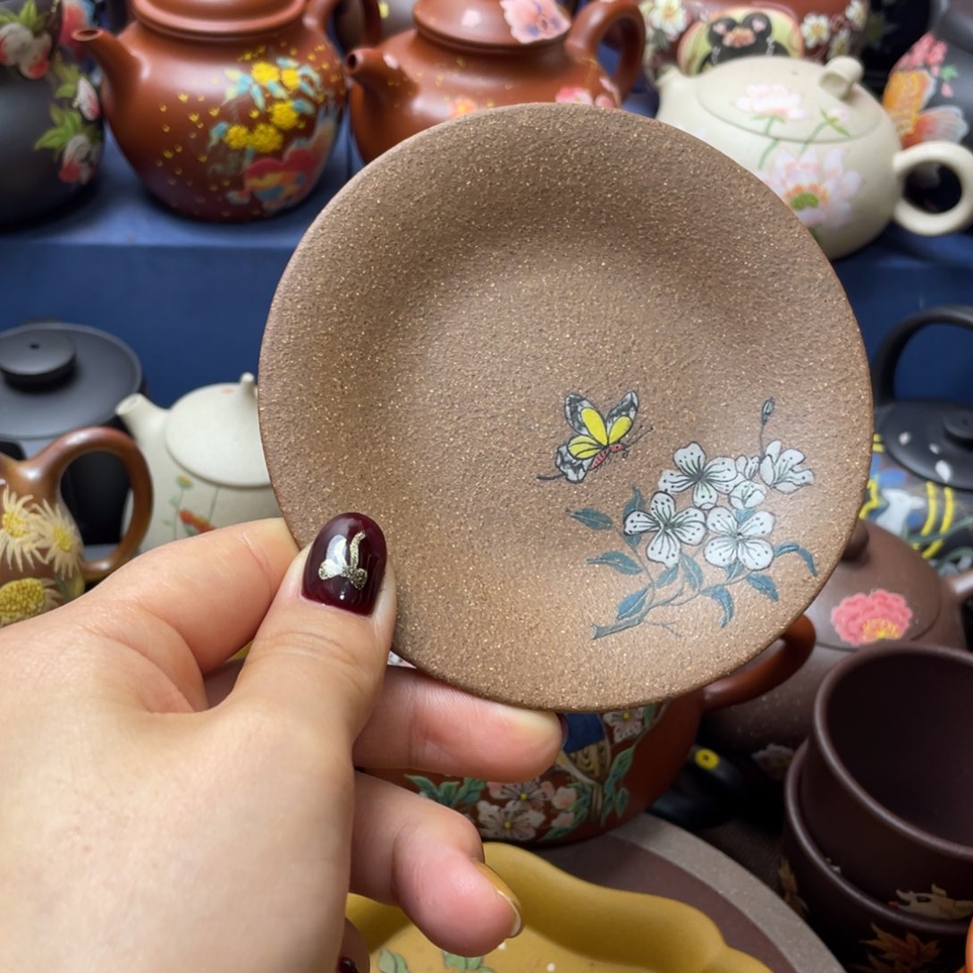 茶杯红泥紫砂主人杯10cm