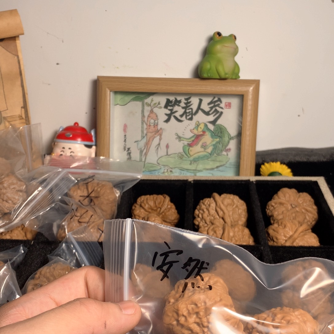 吊坠文玩核桃安*