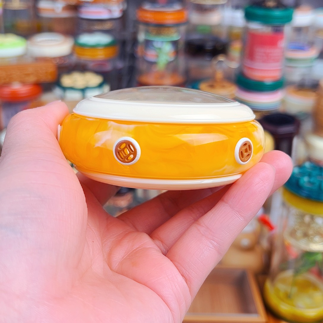 木蜜蜡黄色金钟大万体