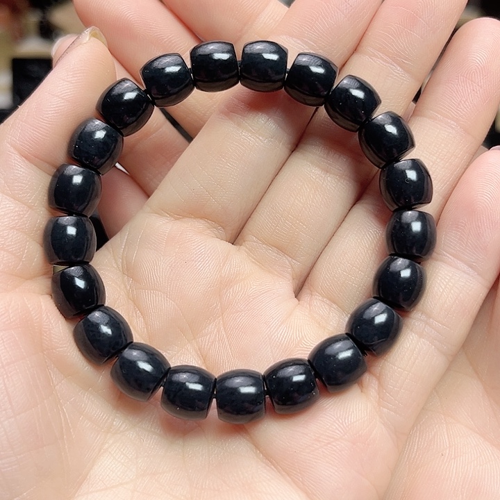 和田玉手链未镶嵌卡10直切羊脂