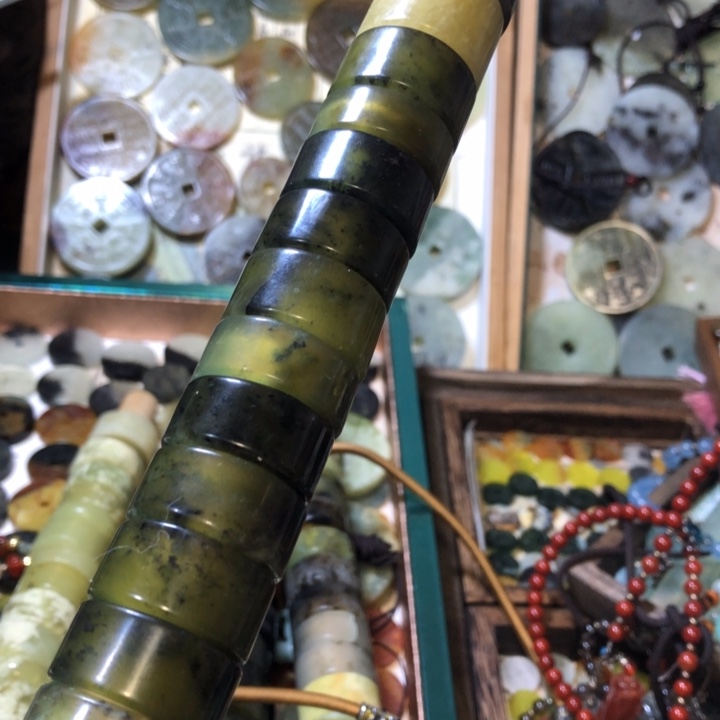 岫玉岫玉戒圈未镶嵌