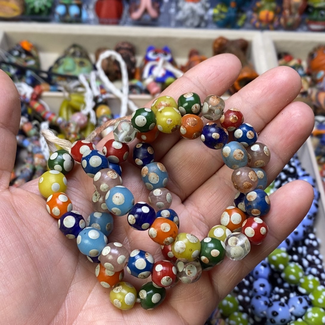 琉璃颈饰福利波点链子033