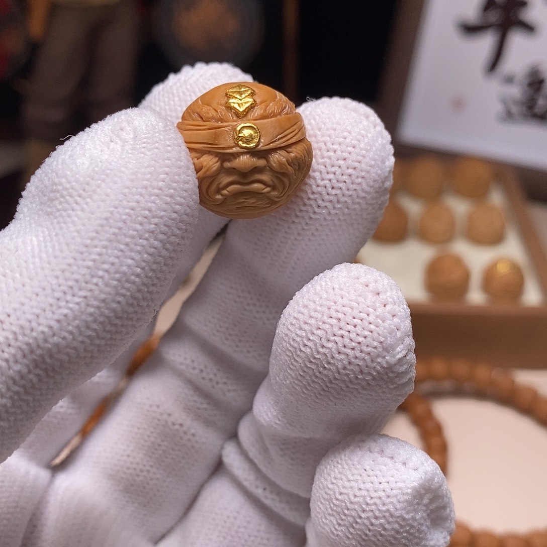 大***子猴头核桃把件盲僧单颗