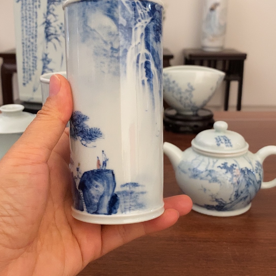 沅***沅景德镇艺术文人作品