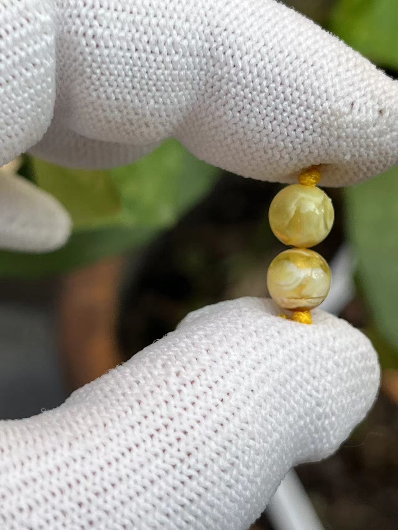 3546天然蜜蜡琥珀圆珠7mm
