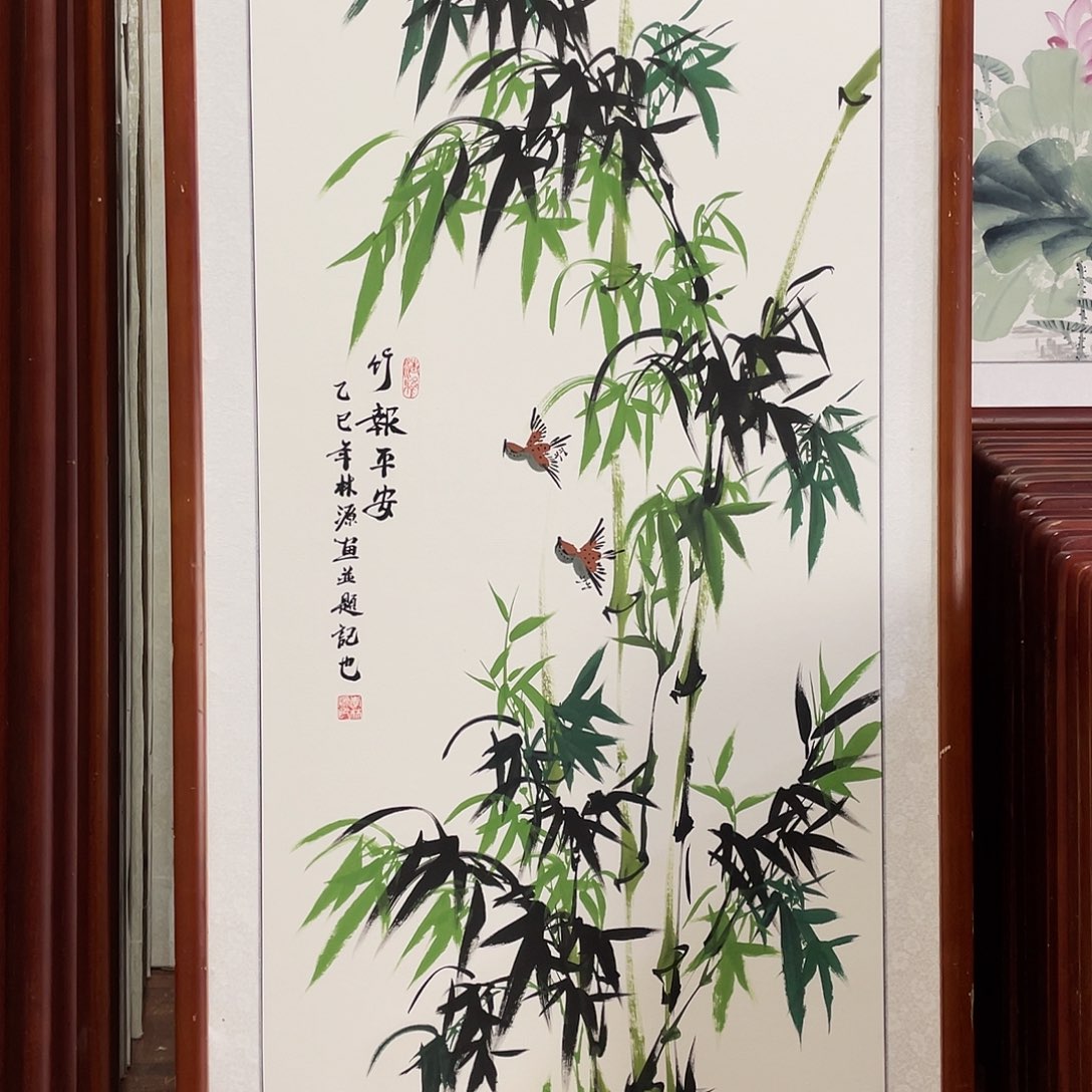 国画带框尺寸63*123厘米
