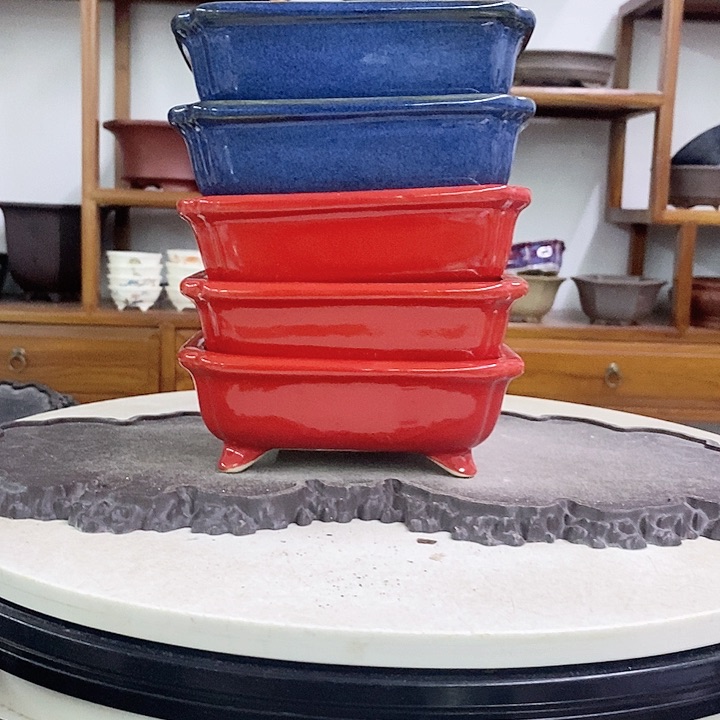 紫砂花盆瑕疵5.5-16-13。火裂走形不平气孔